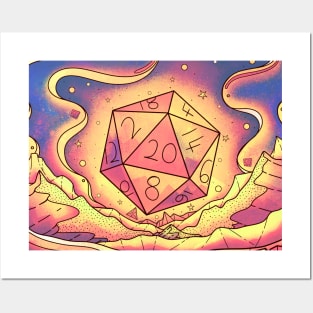 Fantasy Dice land Posters and Art